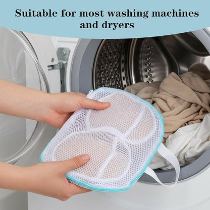 2 Pack Bra Washing Bags For Laundry Mesh Wash Bag For Delicates Zipper Large Bra Laundry Bags For Washing Machine Lingerie Bag For Washings Delicates Home College Dorm