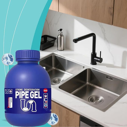 Pipe Drain Cleaner,Liquido Para Destapar Tuberias,Extra Strength Drain Clog Remover Liquid Clogged,For Dredging,For Kitchen,Bathroom,Shower, Cleaner,Opener Kit