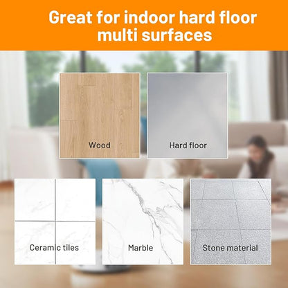 Sweet Orange Scent Floor Cleaning Solution Compatible with Dreame Cleaning Solution, Floor Cleaner for Hardwood Tile Hardfloor, Compatible Robot Vacuums with Mopping and Wet Dry Vacuum (2 bottles)