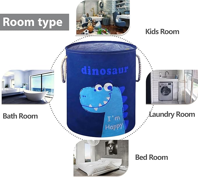 Round Laundry Basket Storage Bins Nursery Hamper Gift Baskets for Home,Office,Home Decor