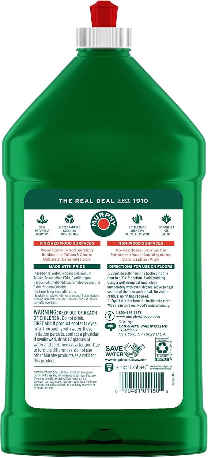 Murphy's Oil Soap Squirt and Mop Wood Floor Cleaner - 32 Fluid Ounce