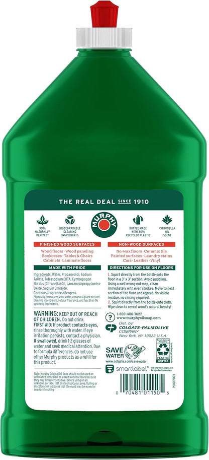 Murphy's Oil Soap Squirt and Mop Wood Floor Cleaner - 32 Fluid Ounce