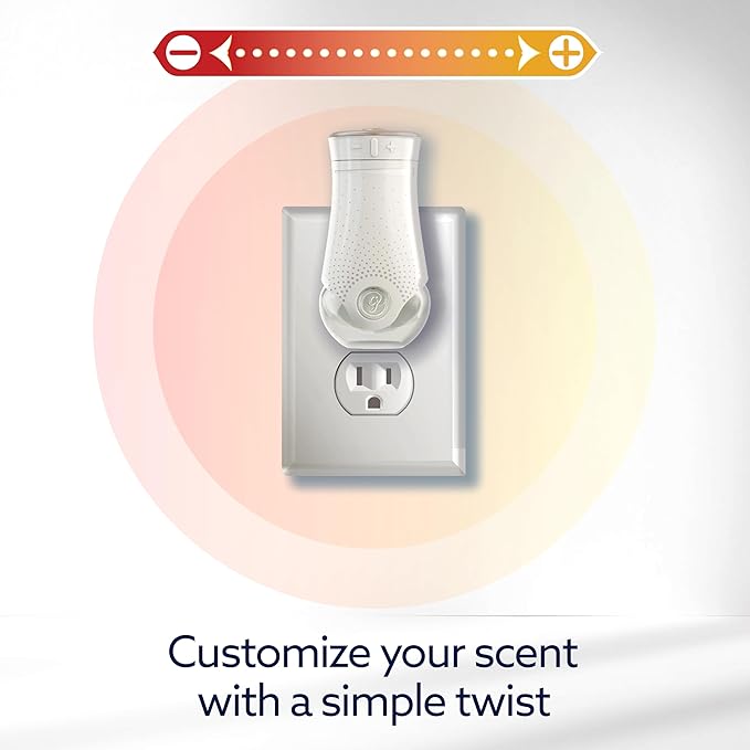 Glade PlugIns Refills with CustomScent Technology, Leather & Golden Amber, 5 Refills