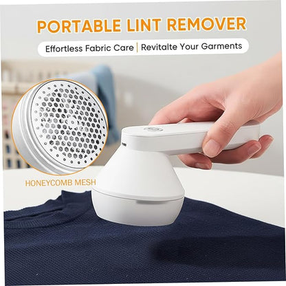 Pilling Remover, Fabric Shaver Rechargeable & Lint Remover Electric Clothes Shaver with Safety Lock 1200mAh Tool for Sweaters, Blankets, Couches