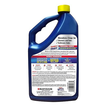 Roto-Rooter 351405 Hair Clog Remover Drain Cleaner, 64 oz