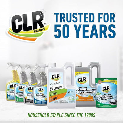 CLR Brands® Mold & Mildew Bleach-Free Free & Clear Stain Remover, No Dyes or Fragrances, 26 Oz Bottle (Pack of 1)