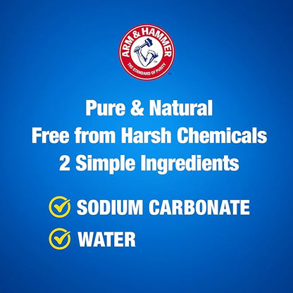 ARM & HAMMER Super Washing Soda Household Cleaner and Laundry Booster, Versatile Natural Home Cleaner, Powder Laundry Additive, 55 oz Box (Pack of 2)