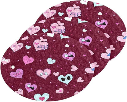 Love Heart Kitchen Scrub Sponges, Pop-up Kitchen Cleaning Sponges Reusable Dish Washing Sponges for Bathroom Household Cleaning 3 Pack - Non Scratch Scrubber