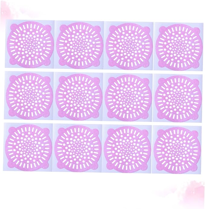 Bathroom Sink Drain Filter 30pcs Disposable Hair Filter Non-Woven Fabric Block Easy to Install and Clean