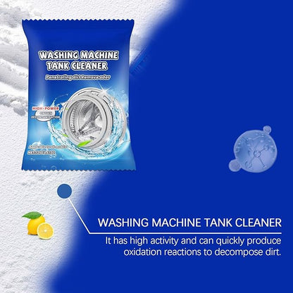 Washing Machine Tank Cleaner - Washer Machine Cleaner Powder for Front Loader & Top Load Washer, Septic Safe Deep Cleaning Residue & Odor Eliminator (1, 1pc)