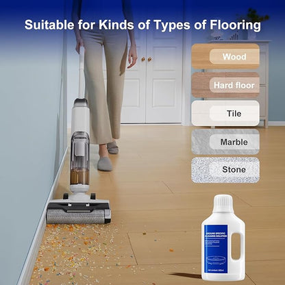 Floor Cleaning Solution Original Scent Compatible with Dreame Vacuum Cleaner Solution, Residue & Streak Free, Suitable for All Robot Vacuum Cleaners and Wireless Wet Dry Dual-Use Vacuum Cleaners
