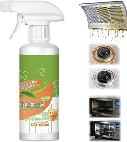 Kitchen Appliance Cleaner Spray, 300ml Household Appliances Cleaner for Household Appliances, Multi-Purpose Cleaner for Hood, Oven, Stove & More