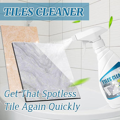 porcelain Tile Cleaner heavy duty, ceramic tile floor cleaner Spray,Powerful Removes Bathroom showe Tile Floor Granite Marble Kitchen Dirt Tile and Grout Cleane,Lemony 3.38 FLOZ