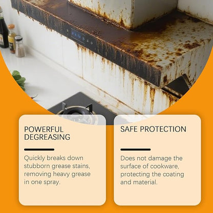 Upgrade Kitchen Cleaner, Clean Up Kitchen Oil Stains Spray, Multi-purpose Oils Stain Cleaner, Clean Up Kitchens Oil Stains(240ml/8.45oz)