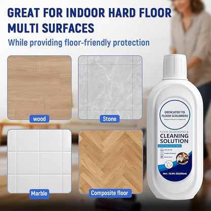 Floor Cleaning Solution Compatible with Tineco – 5 Bottle Floor Cleaner – Long-Lasting, Fresh– For All Cordless Wet/Dry Vacuum Mop Cleaner & Robot Vacuums with Mopping