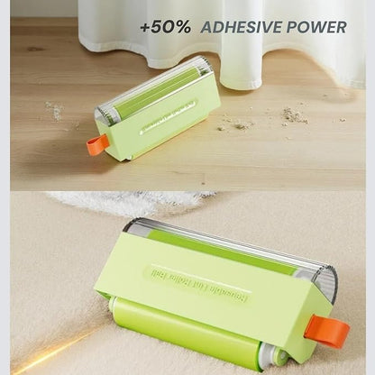 Mini Washable and Reusable Lint Roller for Clothes,Portable Sticky Roller Travel Size, Compact Pet Hair Remover and Small Lint Remover Extra Sticky