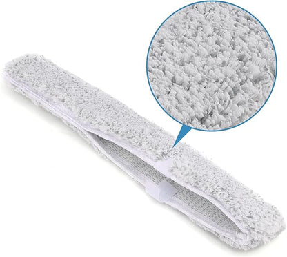Squeegee Replacement Head for Window Cleaning, Suitable for Windows, Glass Doors, and Mirrors, Shower Scraper Cleaner (Replacement Head Only)