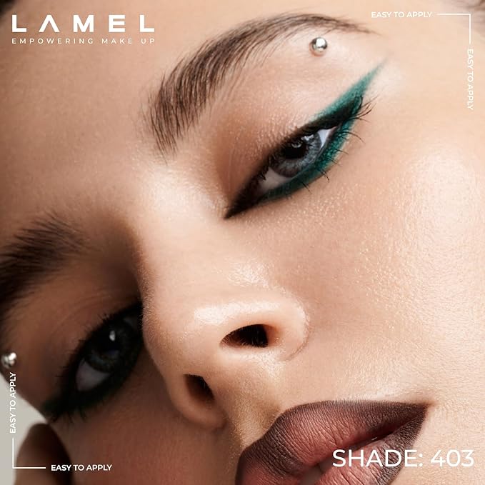 Long Lasting Gel Eyeliner Kajal - Smudgeproof & Waterproof - High Pigment Formula for Vibrant Eye Look - with Intense Color Payoff & Easy Application, 403-1.4g/0.05oz