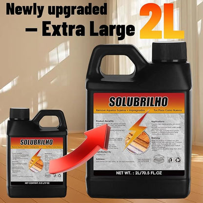 Tile Cleaner, 2L Original Floor Cleaner, Grout Cleaner for Tile Floors Small Black Bottle, Mop Solution for Floor Cleaning, Multipurpose Powerful Stain Removing Liquid for Floors (1, 2L)