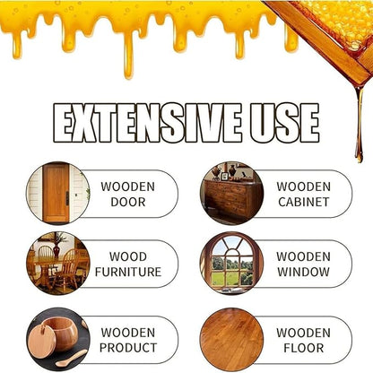 Natural Beeswax Spray, Beeswax Furniture Polish, Multipurpose Wood Floor Cleaner and Polish for Furniture, Floor, Tables 120ML