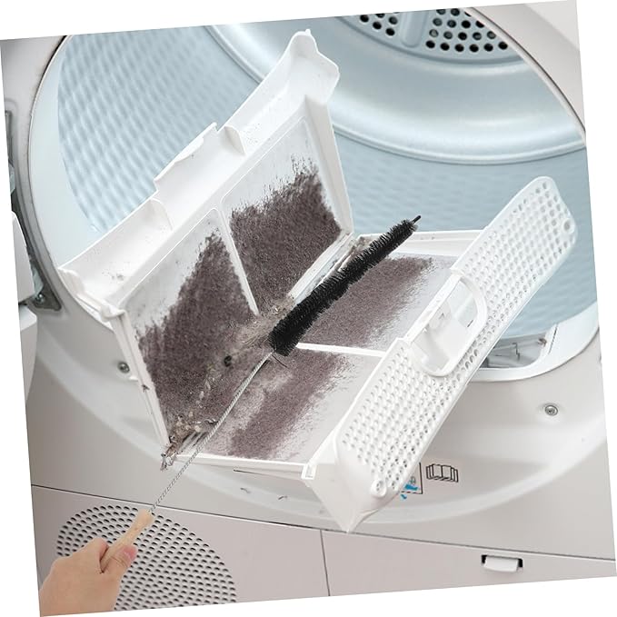Cabilock Long Handle Washer Cleaning Brush Non-Electric Lint Brush for Washing Machine Dryer Vent Cleaner