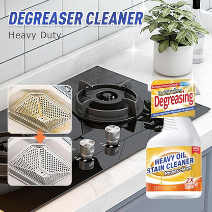 Kitchen Heavy Oil Cleaner, 2025 Upgrade All Purpose Kitchens Heavy Oil Cleaning Agent, Grease Remover, Multipurpose Kitchen Cleaner Spray for Countertops, Ovens, and Appliances (2)