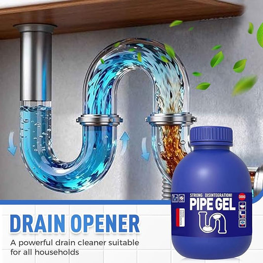 Strength Drain Cleaner, 2025 New Professional Drain Opener for Kitchen Sink, Powerful Clog Remover for Bathroom Shower, Durable Pipe Cleaning Agent for Household Use (3Pcs)