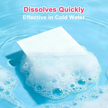 YUCO Laundry Detergent Sheets Berry Scent 160 Loads Eco Friendly Laundry Soap Washer Sheet Liquidless Laundry Detergent Sheet for Travel No Plastic Hypoallergenic Pack of 2