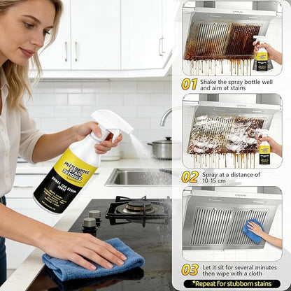 AlienPow Spray, Multi-Purpose Stain Remover, A Powerful Cleaner，Kitchen Multi-purpose Foam Cleaner Spray, A powerful Cleaner for Kitchens, Floors, Cars, and Toile (2PCS*120ML)
