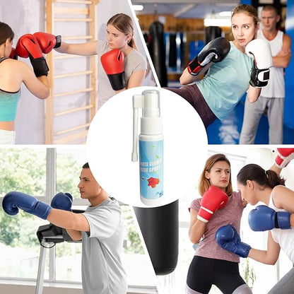 Boxing Glove Deodorizer 30ml, Gym Bag Freshener Spray for Work Boots, Athletic Gear, Gloves, Clothes, Helmets, Shoes, Hockey Equipment, Sports Use