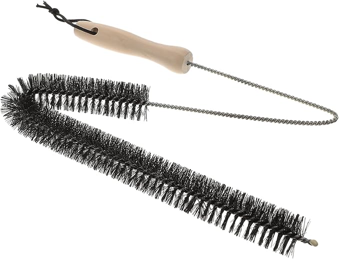Dryer Vent Cleaning Brush 27.95 Inch Flexible Lint Remover with Bendable Wire Shaft and Non-Slip Handle for Refrigerator Coil and Appliance Dust Cleaning