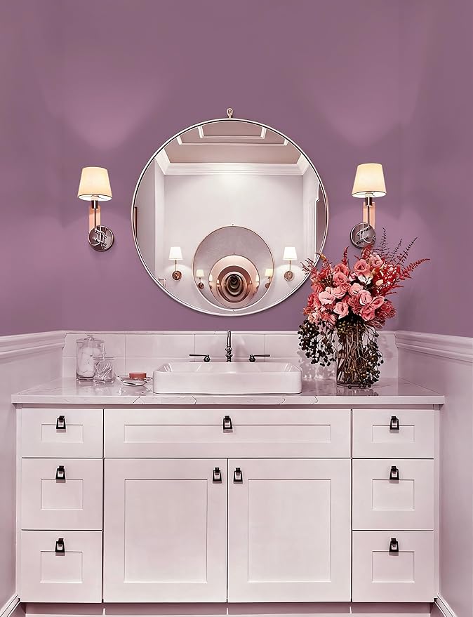 HeloHo Pink Wallpaper Peel and Stick Contact Paper 394"X15.7" Self-Adhesive Removable Vinyl Wall Paper Thickening Upgrade Embossed Renter Friendly Wallpaper for Girls Room Cabinets Countertop Bedroom