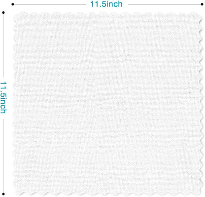 Orighty Cleaning Cloths, Shop Towels 50 Pack, Shop Rags Reusable, Microfiber Cleaning Rags Bulk for Cars, Multi-Purpose Lint Free Towels for Automotive, Mechanic, Kitchen, 11.5’’ x 11.5’’, White