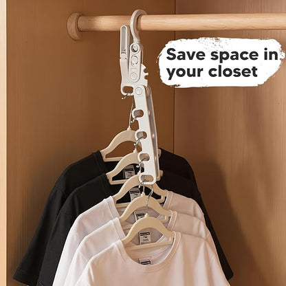 GorillaLine Go - Folding Clothes Drying Rack - Travel Essentials for Laundry - Portable and Collapsible with Hook - Clothes Rack Cruise Ship Essentials, RV, Traveling and Small Room