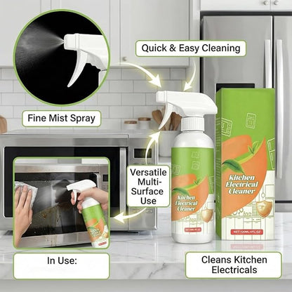 Electrolyzed Ion Kitchen Cleaner Spray, Electrolyzed Ion Kitchen Spray, Multipurpose Home & Kitchens Cleaner Sprays, for Oven, Stove, Range Hood, Easy Cleaning Household Items (3PCS)