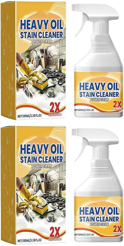 Heavy Duty Degreaser Cleaner Spray, Powerful Clean Kitchen Oil Stains Spray, All Purpose Kitchen Heavy Oil Cleaning Agent, Oil Enemy Foaming Cleaner, for Countertops, Ovens, and Appliances