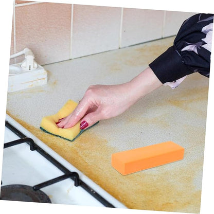 Decontamination Wipe for Dishes Orange Stainless Steel Eraser Gentle Bowl Remover Dish Washing