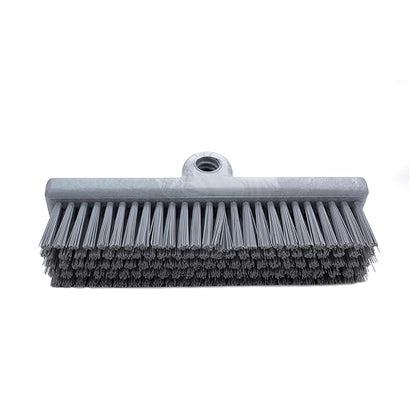 SPARTA 40423EC23 Plastic Floor Scrub Brush, Wall Brush, Equipment Brush With Nonabsorbent Bristles For Industrial Kitchens, Hospitals, Commercial Cleaning, 10 Inches, Gray