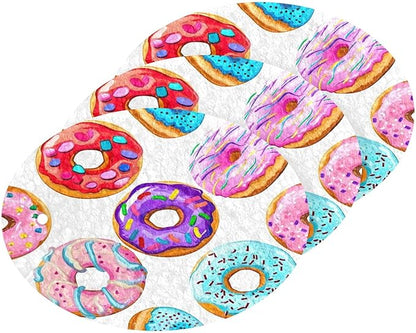 Donuts Kitchen Scrub Sponges, Pop-up Kitchen Cleaning Sponges Reusable Dish Washing Sponges for Bathroom Household Cleaning 3 Pack - Non Scratch Scrubber