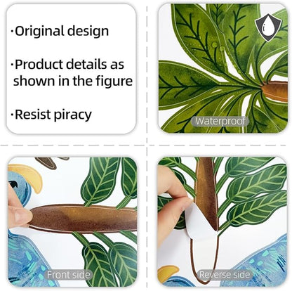 Wall Stickers Decals Kids Peel and Stick Removable for Nursery Kids Bedroom Living Room décor Boys Playroom (Colorful Dinosaurs)