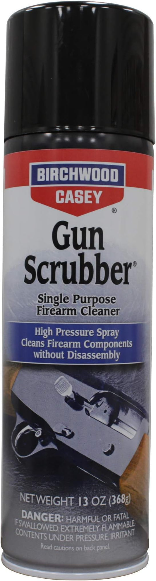 Birchwood Casey Gun Scrubber Single Purpose Gun Cleaner/Degreaser, Aerosol Spray for Gun Cleaning Without Disassembly