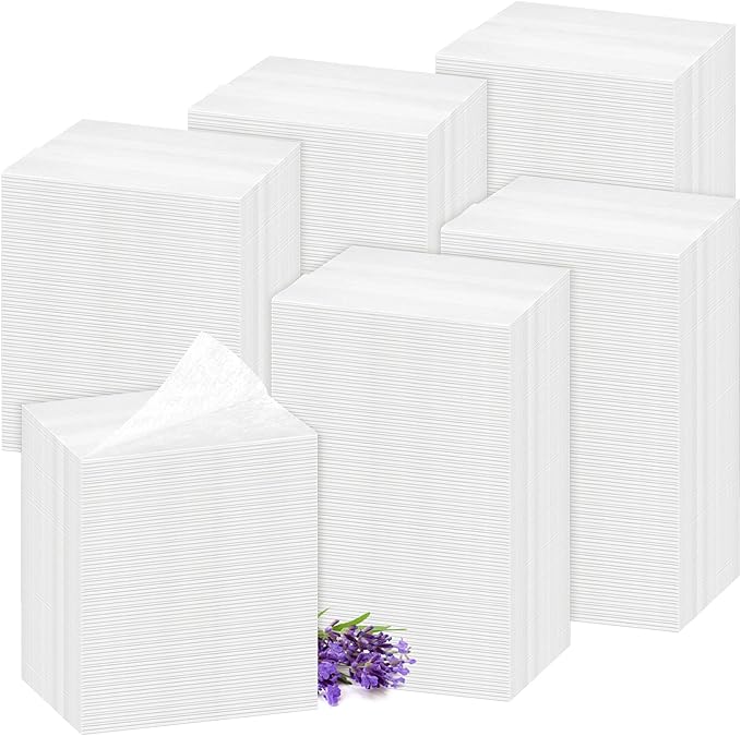 600 Count Dryer Sheets Bulk Fabric Softener Lavender Scent Dryer Sheets Naturally Softens and Removes Static Cling, Ideal for Large Households, Sensitive Skin