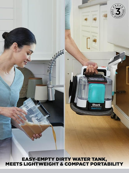 Shark PX200 StainStriker Portable Carpet & Upholstery Cleaner, Spot, Stain, & Odor Eliminator, Perfect for Pets, Carpet, Area Rugs, Couches, Upholstery, Cars & More, Navy (Renewed)