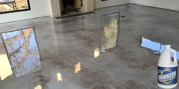 SunGlo Enhancer - Rejuvenate Floor Finish, Spray Buff for Floors Cleaning Supplies, Hardwood Floor Polish (4x1 Gallon Case)