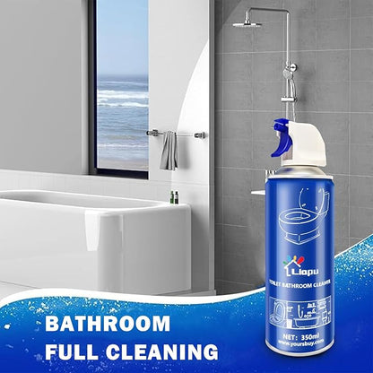 Powerful Toilet Bowl Cleaner – Rapid Stain Remover, Eliminates Limescale & Odors, Fresh Mint Scent, Eco-Friendly Formula, Safe for Pipes & Septic Tanks (1)