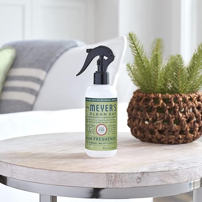 Mrs. Meyer's Clean Day Room Freshener, Iowa Pine 8 Fl Oz (Pack of 6)