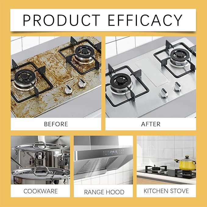 Kitchen Heavy Oil Cleaner Spray, 2026 New All Purpose Kitchens Heavy Oil Cleaning Agent, Grease Remover, All Purpose Kitchen Cleaner for Ovens Stovetops Countertops, for Stubborn Oil Stains (1PC)