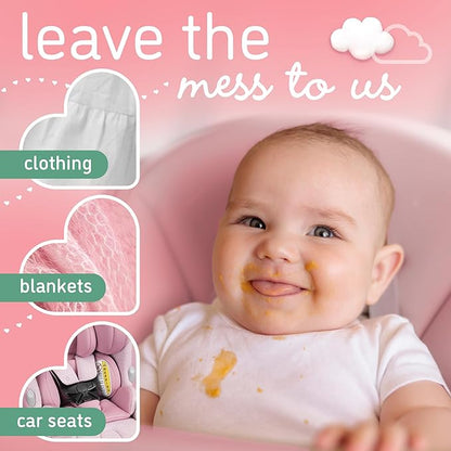 Baby Gifts Set by Dreft, Baby and Mom Gift Set with Liquid Laundry Detergent, Laundry Stain Remover, Stain Remover Pen & All Purpose Cleaner Spray, Great for Baby Showers