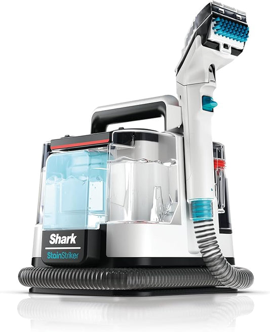 Shark PX200 StainStriker Portable Carpet & Upholstery Cleaner, Spot, Stain, & Odor Eliminator, Perfect for Pets, Carpet, Area Rugs, Couches, Upholstery, Cars & More, Navy (Renewed)