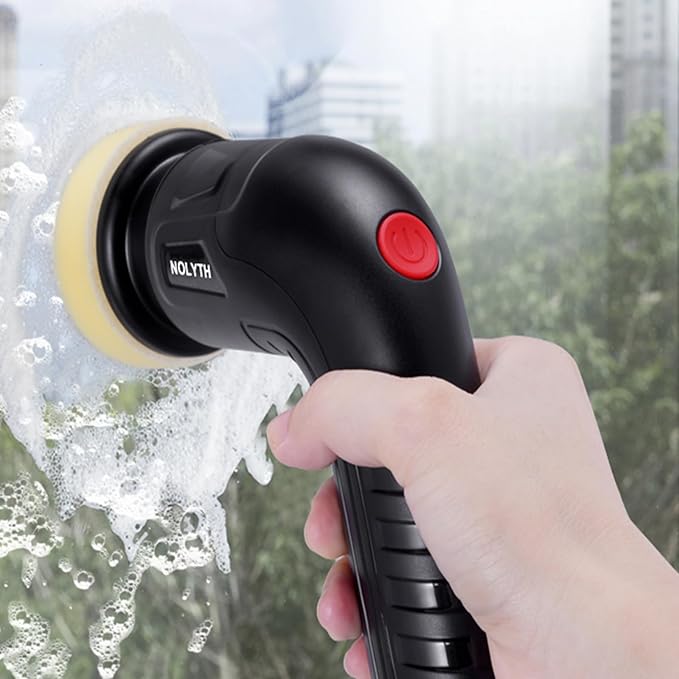 Electric Spin Scrubber Brush Heads Set for NOLYTH Power Spin Scrubber, 6 Pack Replaceable Brush Heads for Cleaning Corners Grout Stain on Stove, Sinks, Tubs, Tiles, Bathroom, Kitchen etc